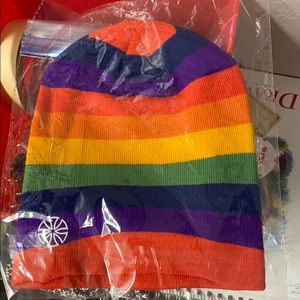 Rainbow beanie
